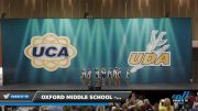 Oxford Middle School - Junior High - Pom [2022 Junior High - Pom Hall 1] 2022 UCA & UDA Mid-South Regional