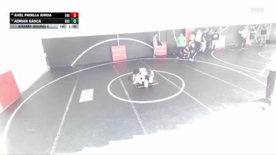 132 lbs Champ. Round 1 - Adrian Gasca, Downey High School vs Axel Padilla Jorda, Unattached