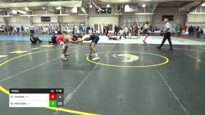 150 lbs Round 3 - Micah Tisdale, Baylor School vs William Henckel, Blair Academy