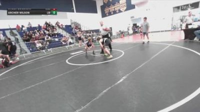 110 lbs Round 4 - Archer Wilson, LAWC vs Ayden Goodman, Rough House Wrestling Club
