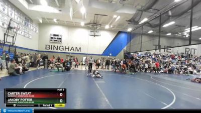 64 lbs Champ. Round 1 - Carter Sweat, Wasatch Wrestling Club vs JaKoby Potter, Cougars Wrestling Club