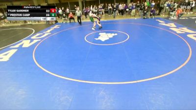 165 lbs Cons. Round 2 - Preston Camp, Unattached vs Tyler Gardner, Bloomington