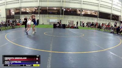121 lbs Round 1 (4 Team) - Meredith Greenslade, Ohio vs Maya Castrejon, Virginia
