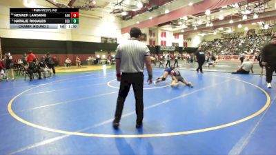 100 lbs Champ. Round 2 - Nevaeh Lansang, Gahr vs Natalie Rosales, Santiago/GG