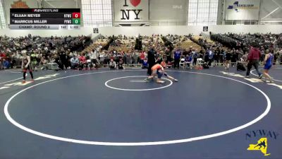 90 lbs Champ. Round 2 - Marrcus Miller, Penn Yan Wrestling Club vs Elijah Meyer, North Tonawanda Wrestling Club