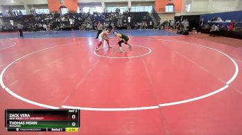149 lbs Champ. Round 2 - Thomas Monn, McDaniel vs Zack Vera, New Jersey City University