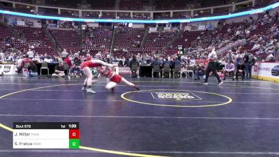 170 lbs Quarterfinal - Jael Miller, Punxsutawney-G vs Shannon Fratus, Parkland-G