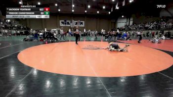 132 lbs Cons. Semi - Trevor Christenson, Basehor-Linwood vs Jackson Yeatman, Westmoore