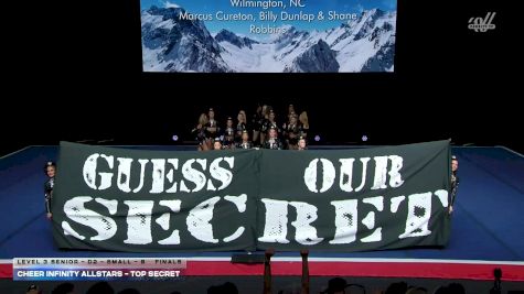 Cheer Infinity Allstars - Top Secret [2026 L3 Senior - D2 - Small - B Finals] 2026 The D2 Summit