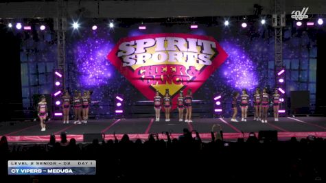 CT Vipers - Medusa [2025 L2 Senior - D2 Day 1] 2025 Spirit Sports Worcester Nationals