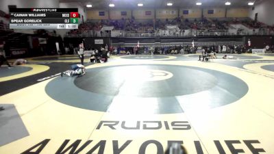 138 lbs Round Of 32 - Cainan Williams, McCallie School vs Spear Gorelick, Charlotte Latin School