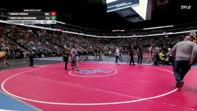 215-3A Champ. Round 1 - Treyton Kneebone, Platte Valley vs Amani Fuqua, Mullen