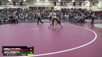 130 lbs Round 1 - Jenna Steenblock, Cedar Rapids Kennedy vs Isobella Villarreal, Mason City