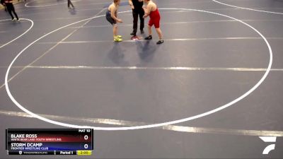 190 lbs Round 1 - Blake Ross, White Bear Lake Youth Wrestling vs Storm DCamp, Frontier Wrestling Club