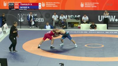 97 kg Semifinal - Kyle Snyder, USA vs Batyrbek Tsakulov, SVK