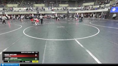 171 lbs Semifinal - Reed McCain, Marathon vs Andy Servais, Askren Wrestling Academy