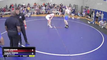 138 lbs Quarterfinal - Ryder Sprague, Cobra All Stars vs Tannar Perkins, Newberg Mat Club