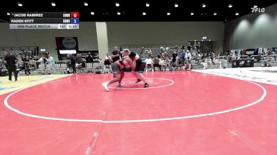 285 lbs 3rd Place Match - JACOB RAMIREZ, Crutchmer Wrestling vs Kaden Stitt, Big Game Wrestling Club