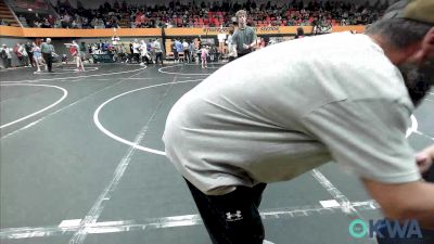 40 lbs Rr Rnd 3 - Averie Barnard, ARDMORE TAKEDOWN CLUB vs Rowan Larsen, Blue Devil Wrestling