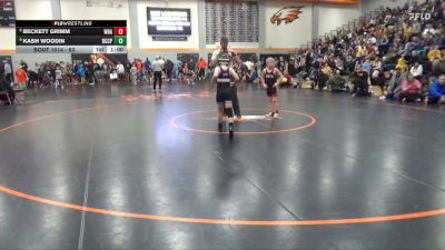 63 lbs Champ. Round 1 - Kash Woodin, Benton Community Cat Pac vs Beckett Grimm, Wrath