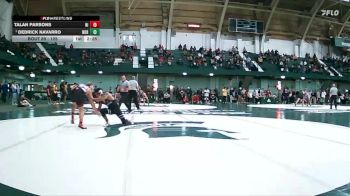 125 lbs Quarterfinal - Dedrick Navarro, Northwestern vs Talan Parsons, Northern Illinois