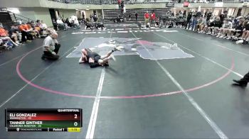 126 lbs Quarterfinals (8 Team) - Eli Gonzalez, Washington vs Tanner Ginther, Caledonia-Houston