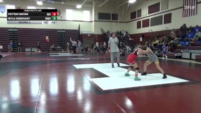 J-4 lbs Round 4 - Peyton Reiter, Knights Wrestling Club vs Myla Eberhart, Waverly Area Wrestling Club