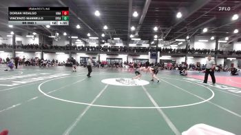 118Yellow lbs Rr Rnd 1 - Dorian Hidalgo, Iona vs Vincenzo Mannello, Byram Hills/Briarcliff