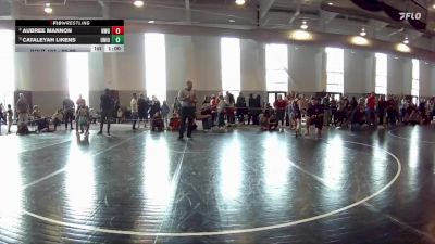 90-95 lbs Semifinal - Cataleyah Likens, Osprey Wrestling Club vs Aubree Mannon, Norton Wrestling Group