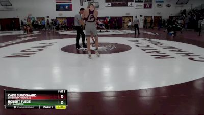 165 lbs Quarterfinal - Cade Sundgaard, Concordia Moorhead vs Robert Flege, UW - La Crosse