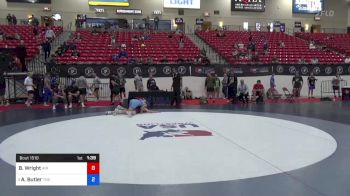 60 kg 5th Place - Bubba Wright, Air Force Regional Training Center vs Adam Butler, The Wrestling Factory Of Cleveland