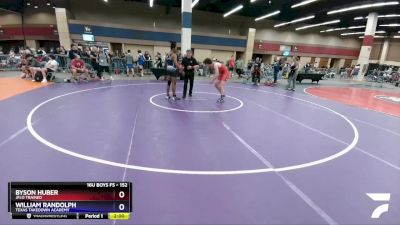 152 lbs Quarterfinal - Byson Huber, Jflo Trained vs William Randolph, Texas Takedown Academy