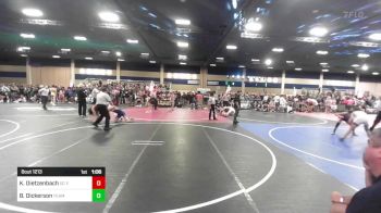 132 lbs Round Of 16 - Kaiden Dietzenbach, DC Elite vs Bryan Dickerson, Team Aggression