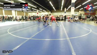 215 lbs Consi Of 16 #1 - Benjamin Wendt, Texas vs Rey Mata, RGV Warrior Wrestling Club