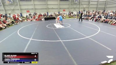 145 lbs Placement Matches - Blake Sloan, Michigan Blue vs Owen Friedrich, Minnesota Blue