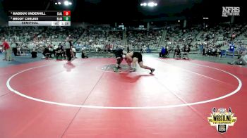 B5A-175 lbs Semifinal - Maddux Underhill, Carl Albert vs Brody Curliss, Blanchard