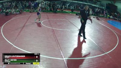 105 lbs Cons. Semi - Riley Meyer, Wyoming vs Grace Loutzenhiser, Alaska