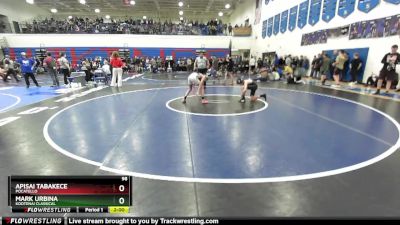 98 lbs Champ. Round 1 - Apisai Tabakece, Pocatello vs Mark Urbina, Kootenai Classical