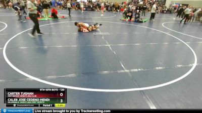 120 lbs Champ. Round 1 - Caleb Jose Cedeno Mendoza, Silverback Wrestling Fort Worth vs Carter Tughan, Mat Demon Wrestling Club