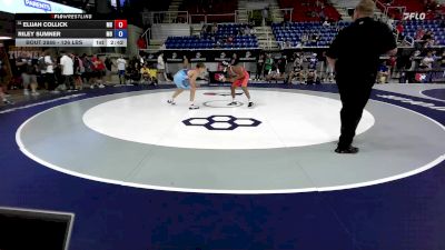 126 lbs Cons. Rd Of 32 - Elijah Collick, MD vs Riley Sumner, MO