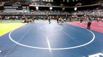 6A 150 lbs Quarterfinal - Logan Milsaps, Conroe Woodlands College Park vs Alexander Barros, Lewisville Hebron