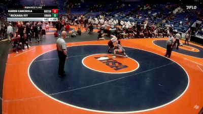 140 lbs Cons. Round 3 - Rickasia Ivy, Urbana (H.S.) vs Karen Canchola, Morton