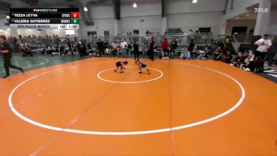 38 lbs 5th Place Match - Valeria Gutierrez, Gracie Barra Westchase Wrestling Club vs Tezza Leyva, El Paso Enforcers Wrestling Club