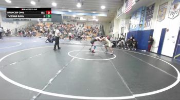138 lbs Cons. Round 4 - Cesar Raya, Laguna Hills vs Spencer Ohr, Westminster