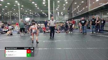 56 lbs Round 5 (8 Team) - Jacobi Burkett, U2 Upstate Uprising Blue vs Brock Collum, Buffalo Valley WC