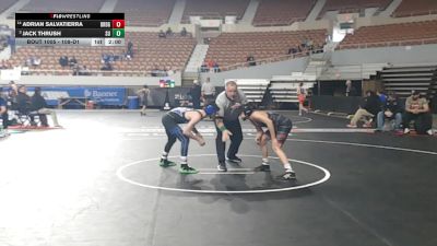 108-D1 Champ. Round 1 - Jack Thrush, Sunnyside High School vs Adrian Salvatierra, Desert Ridge High School