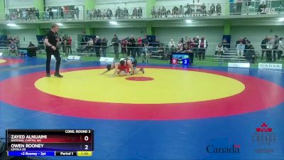 65kg Cons. Round 3 - Zayed Alnuaimi, National Capital WC vs Owen Rooney, Loyola HS