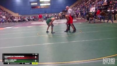 3 - 150 lbs Cons. Round 1 - D`Marcus Thompson, Tabb vs Nick Caruso, William Monroe