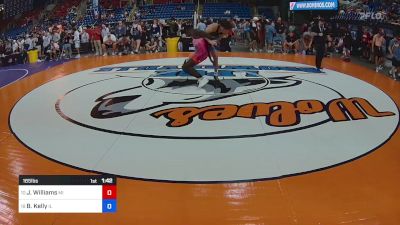 165 lbs Quarters - JayDen Williams, MI vs Brody Kelly, IL