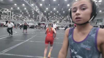 78 lbs Round 2 - Kaitlyn Schull, All I See Is Gold Academy vs Alivia Fowler, Pride WC